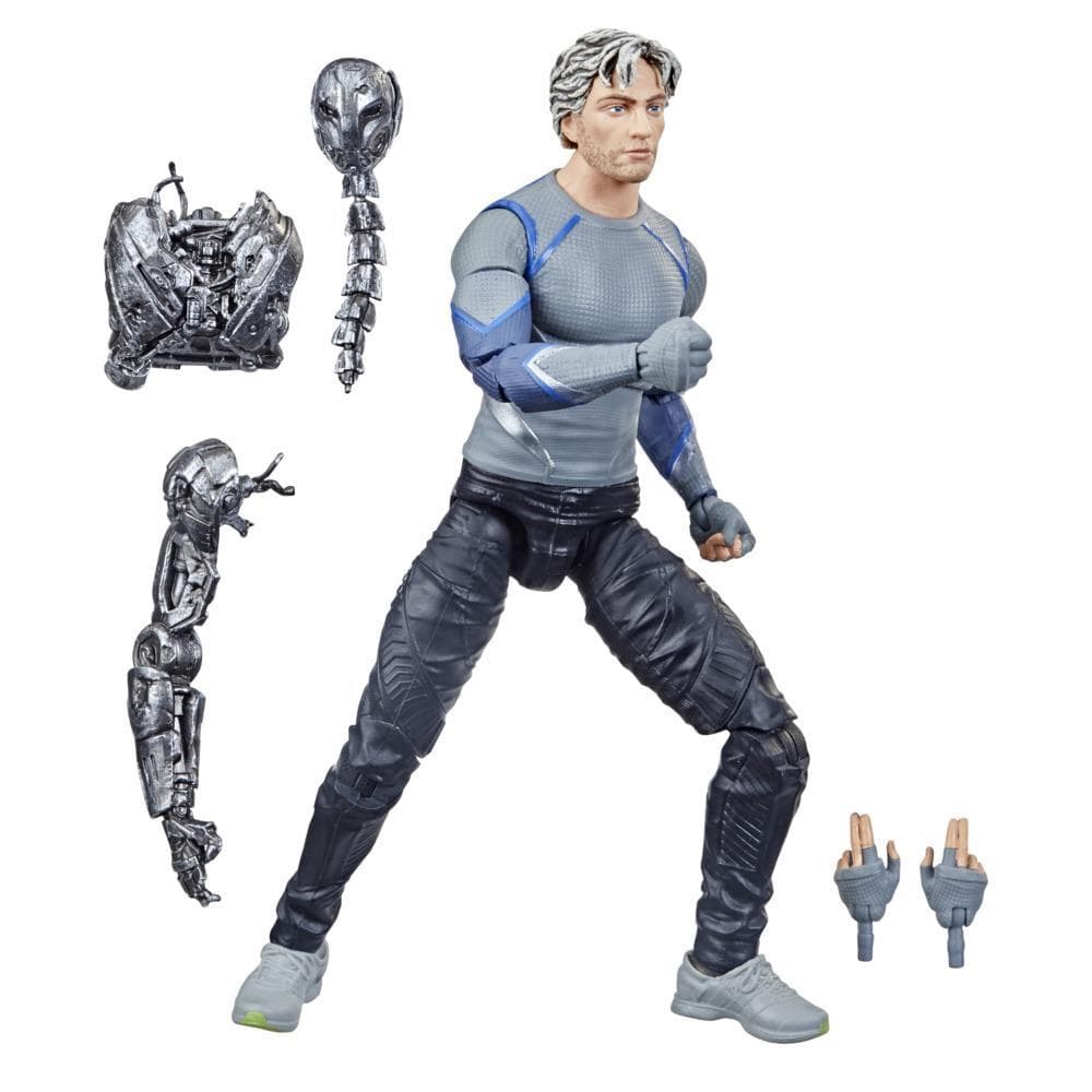 Hasbro Marvel Legends Series 6-inch Scale Action Figure Toy Quicksilver, Includes Premium Design and 5 Accessories