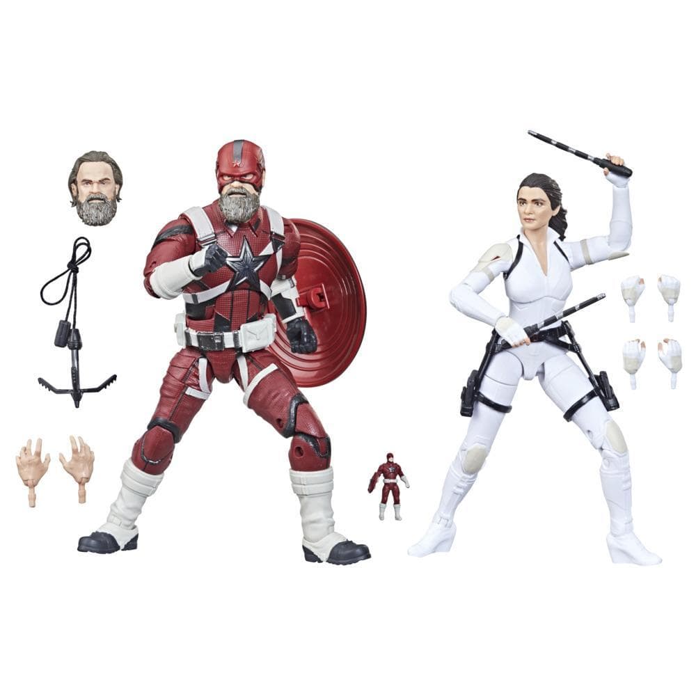 Hasbro Marvel Legends Series Avengers 6-inch Scale Red Guardian & Melina Vostkoff Figure 2-Pack, For Kids Age 4 And Up
