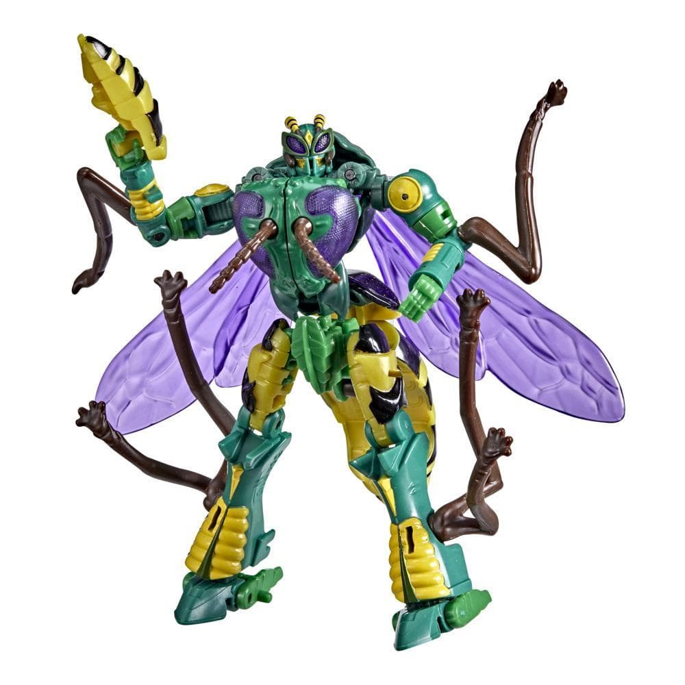 Transformers Toys Generations War for Cybertron: Kingdom Deluxe WFC-K34 Waspinator Action Figure - 8 and Up, 5.5-inch