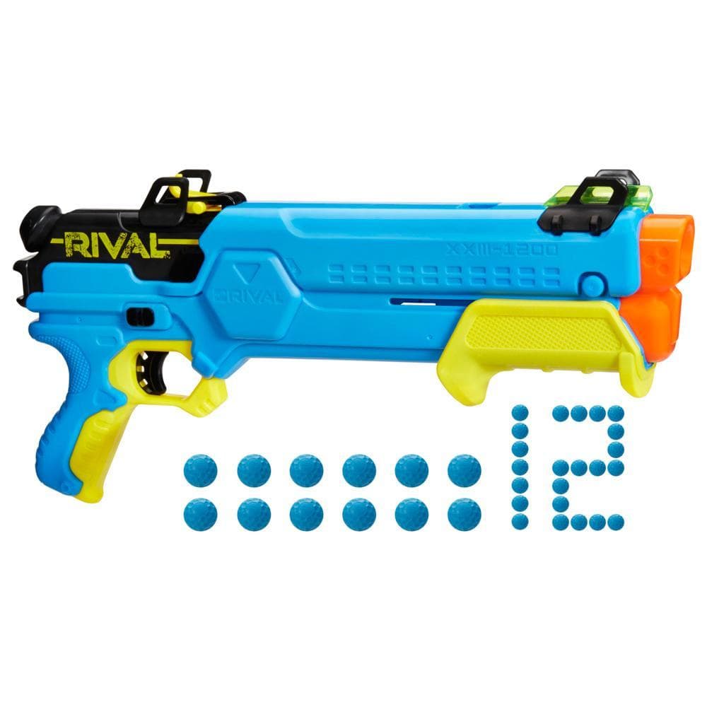 Nerf Rival Forerunner XXIII-1200 Nerf Blaster, 12 Nerf Rival Accu-Rounds, Adjustable Sight