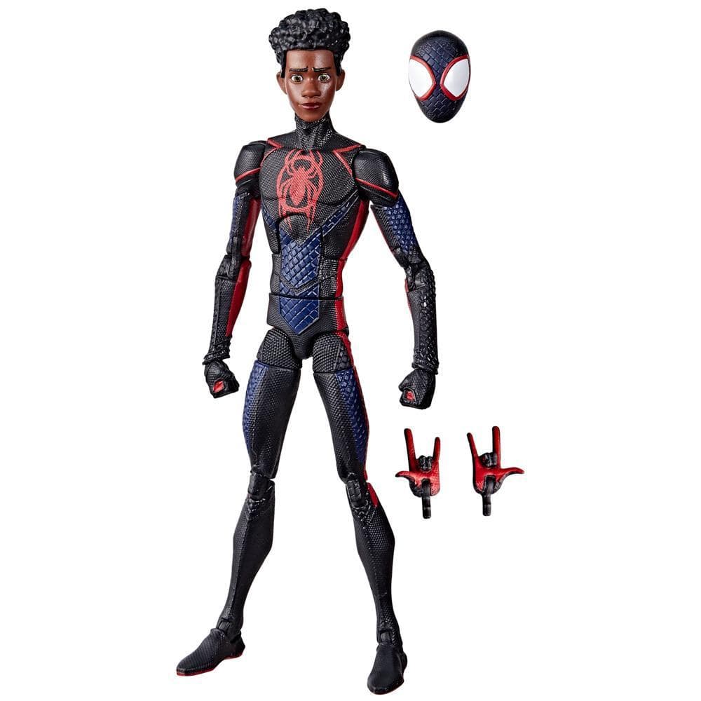 Marvel Legends Series Spider-Man: Across the Spider-Verse (Part One) Miles Morales 6-inch Action Figure, 3 Accessories