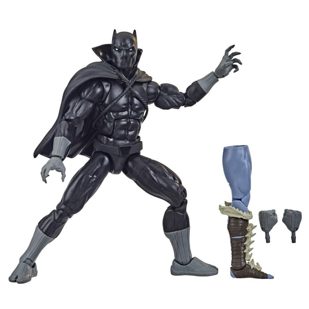 Marvel Legends Series Classic Comics Black Panther 6-inch Action Figure Toy, 2 Accessories, 1 Build-A-Figure Part