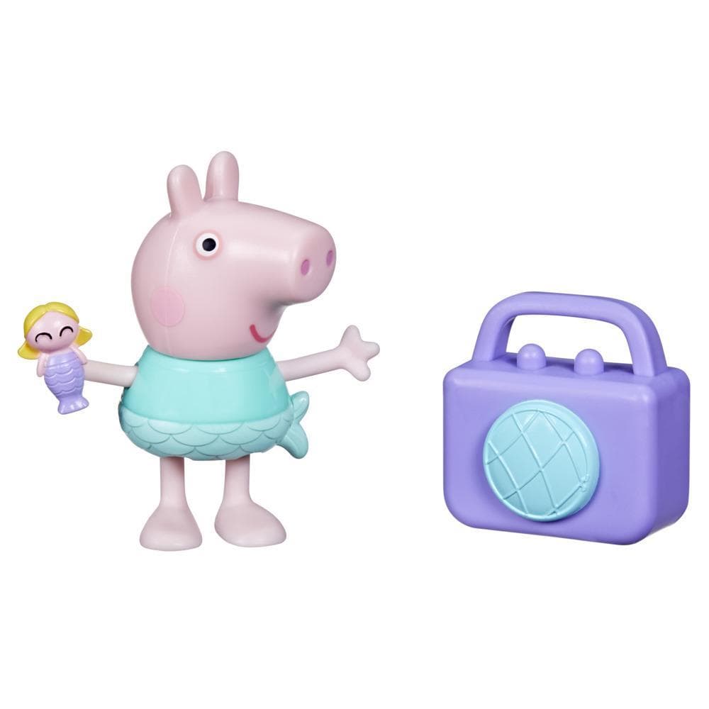Peppa Pig Peppa’s Club Peppa’s Fun Friends Preschool Toy, Peppa Pig Mermaid Figure, Ages 3 and Up