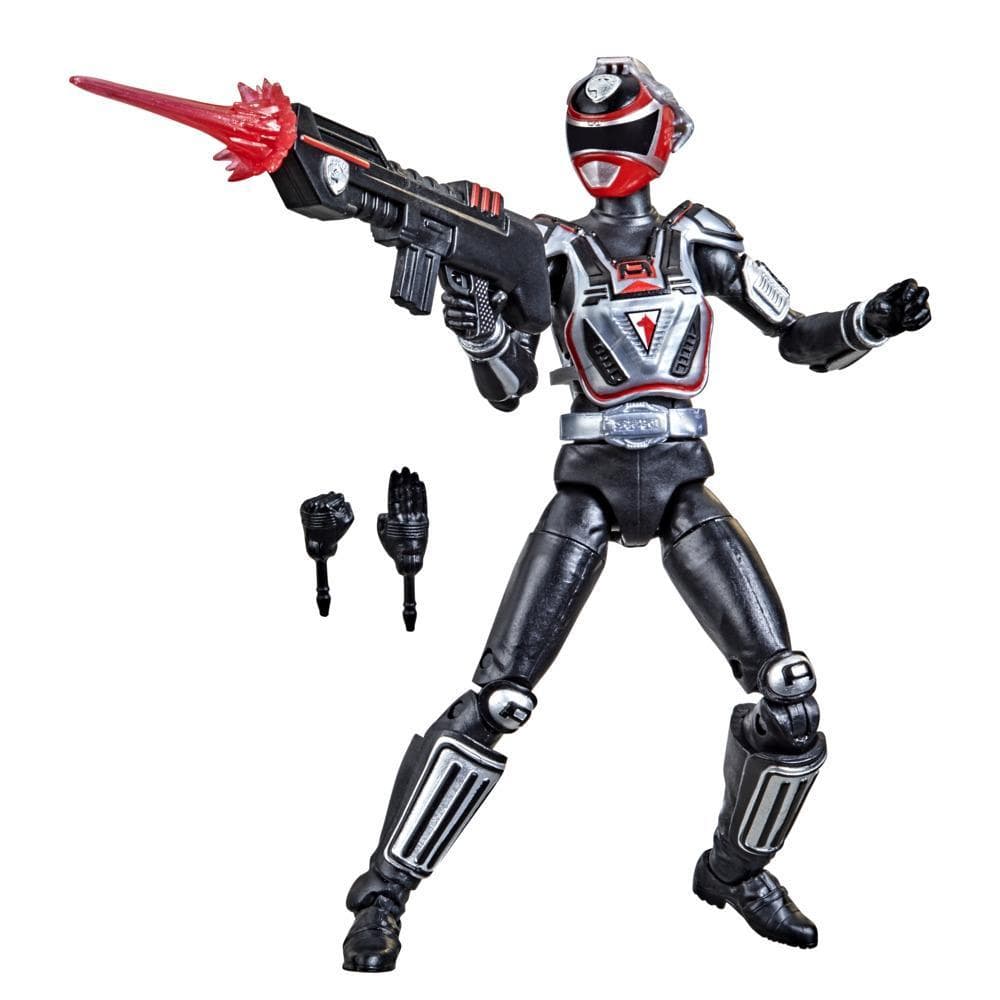 Power Rangers Lightning Collection S.P.D. A-Squad Red Ranger 6-Inch Premium Collectible Action Figure Toy, Accessories