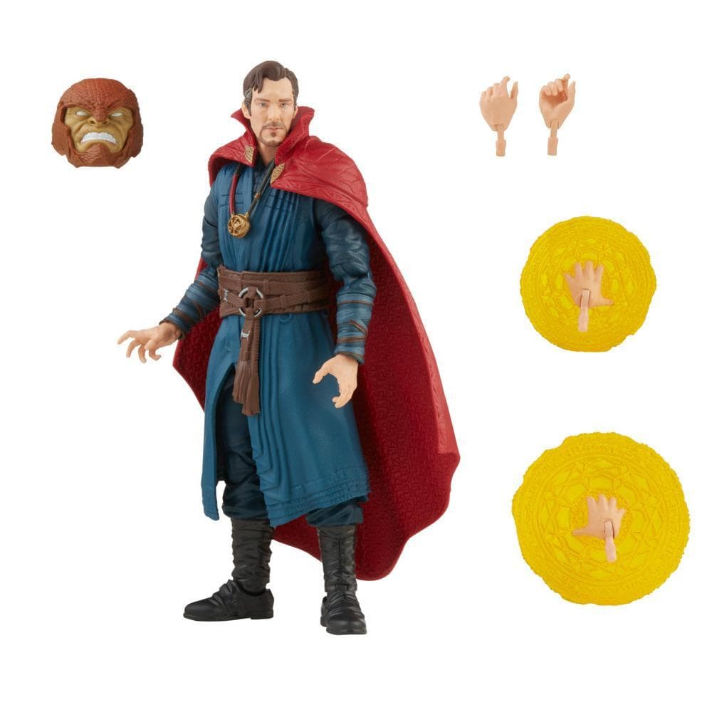 Marvel Legends Series Doctor Strange 6-inch Collectible Action Figure Toy and 2 Accessories and 1 Build-A-Figure Part(s)