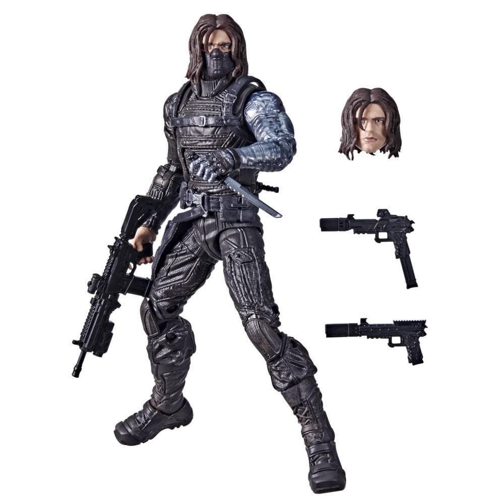 Marvel Legends Series Winter Soldier 6-inch Falcon & the Winter Soldier Action Figure Toy, 5 Accessories
