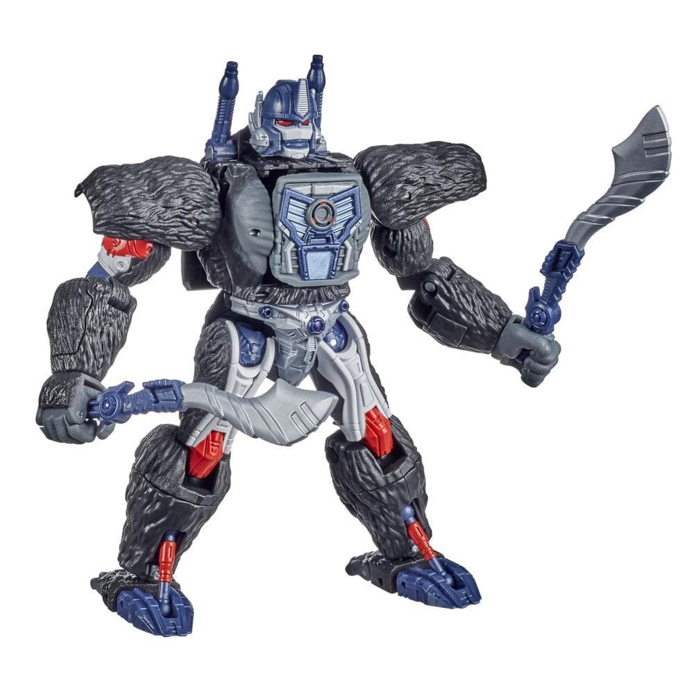 Transformers Toys Generations War for Cybertron: Kingdom Voyager WFC-K8 Optimus Primal Action Figure - 8 and Up, 7-inch