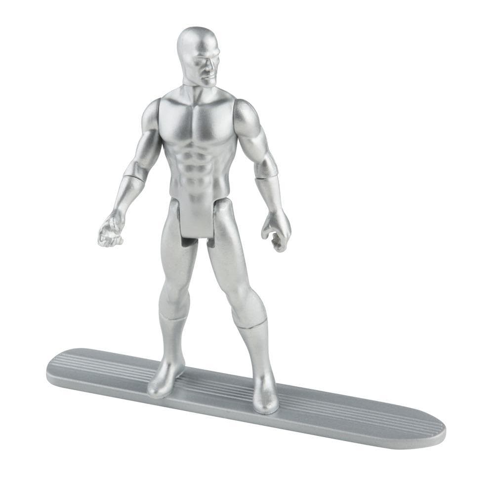 Hasbro Marvel Legends Series 3.75-inch Retro 375 Collection Silver Surfer Action Figure Toy