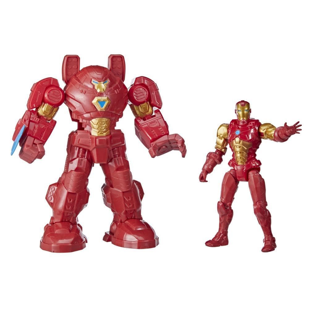 Hasbro Marvel Avengers Mech Strike 8-inch Super Hero Action Figure Toy Ultimate Mech Suit Iron Man, For Kids Ages 4 And Up