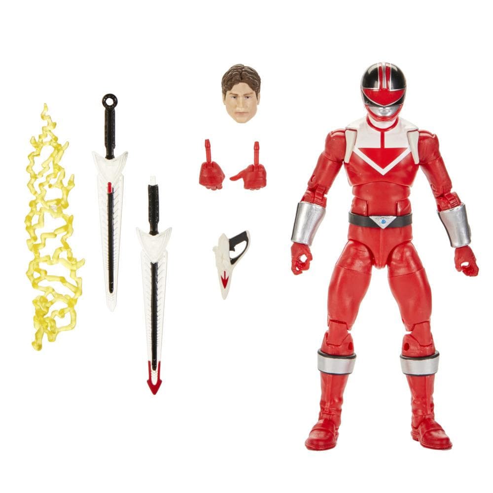 Power Rangers Lightning Collection Time Force Red Ranger 6-Inch Premium Collectible Action Figure Toy with Accessories