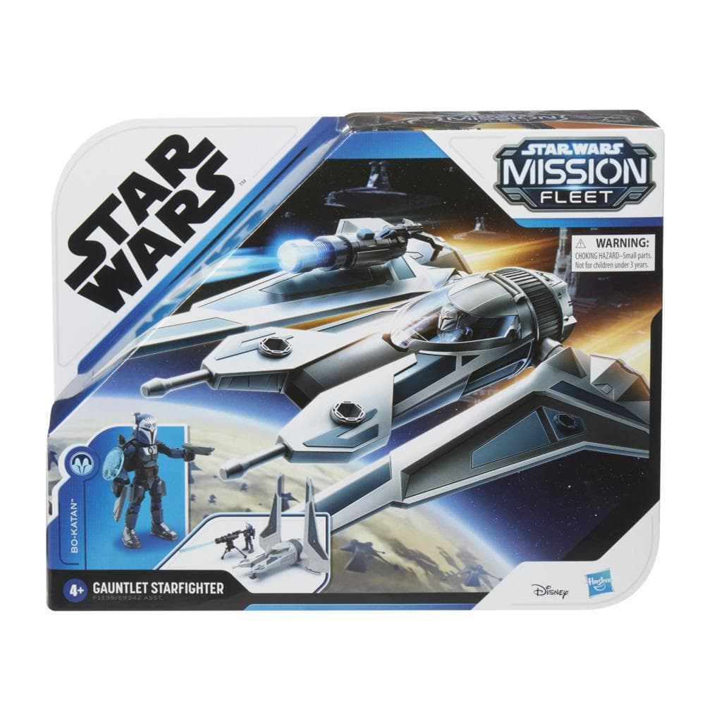 Star Wars Mission Fleet Stellar Class Bo-Katan Gauntlet Starfighter Starfighter Siege 2.5-Inch-Scale Figure & Vehicle
