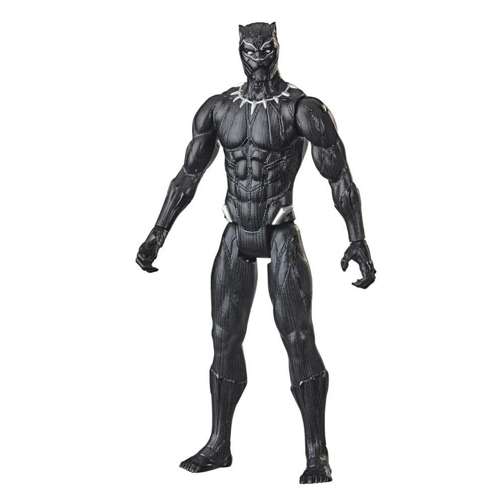 Marvel Avengers Titan Hero Series Collectible 12-Inch Black Panther Action Figure, Toy For Ages 4 and Up