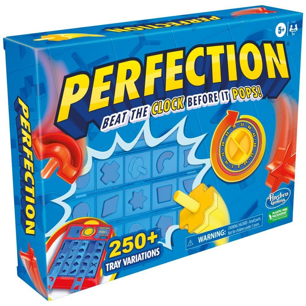 Perfection Board Game, Kids and Preschool Games for Ages 5+, Memory Game for Kids