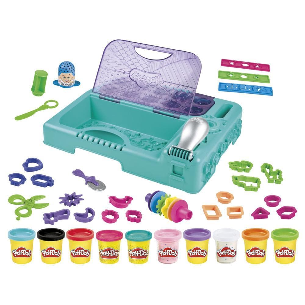 Play-Doh On the Go Imagine and Store Studio with Over 30 Tools and 10 Cans