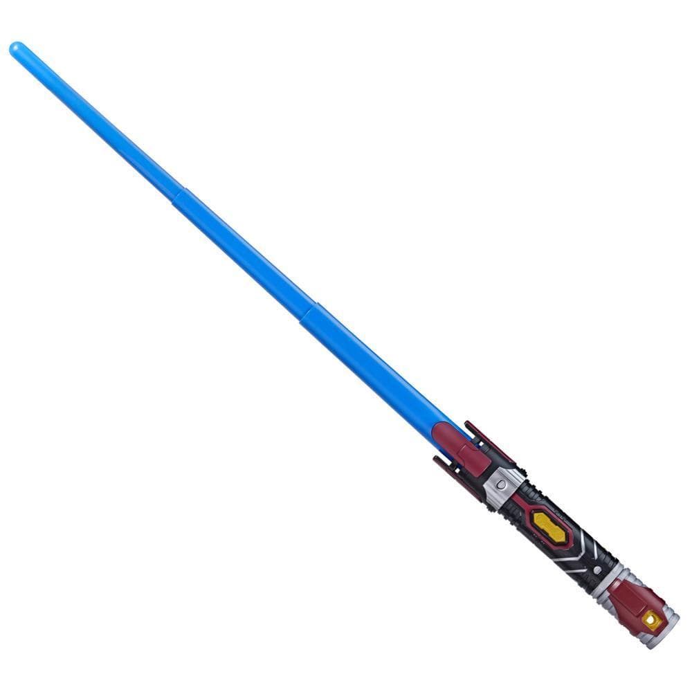 Star Wars Lightsaber Forge Anakin Skywalker Extendable Blue Lightsaber, Customizable Roleplay Toy for Kids Ages 4 and Up