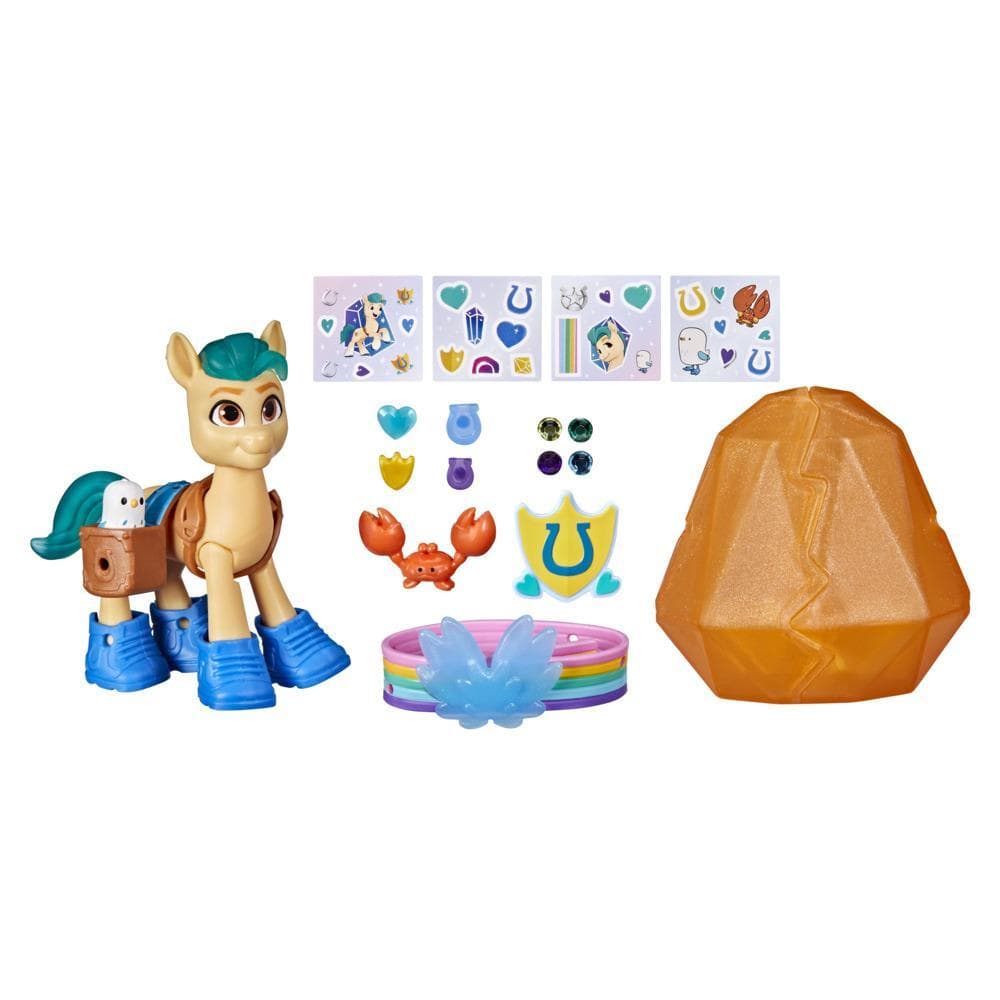My Little Pony: A New Generation Movie Crystal Adventure Hitch Trailblazer - 3-Inch Pony Toy with Surprise Accessories