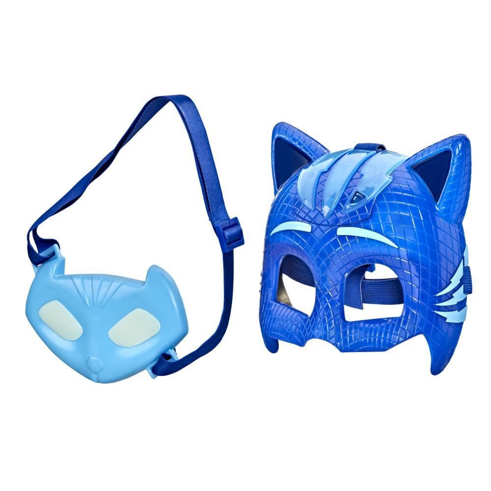 PJ Masks Catboy Deluxe Mask Set, Preschool Dress-Up Toy, Light-up Mask and Catboy Amulet Accessory for Kids Ages 3 and Up
