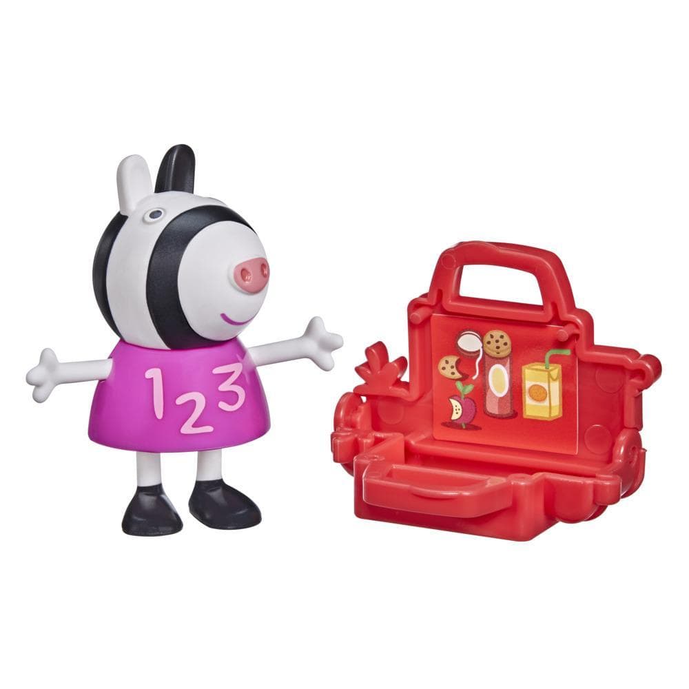 Peppa Pig Peppa’s Adventures Peppa’s Fun Friends Preschool Toy, Zoe Zebra Figure, Ages 3 and Up