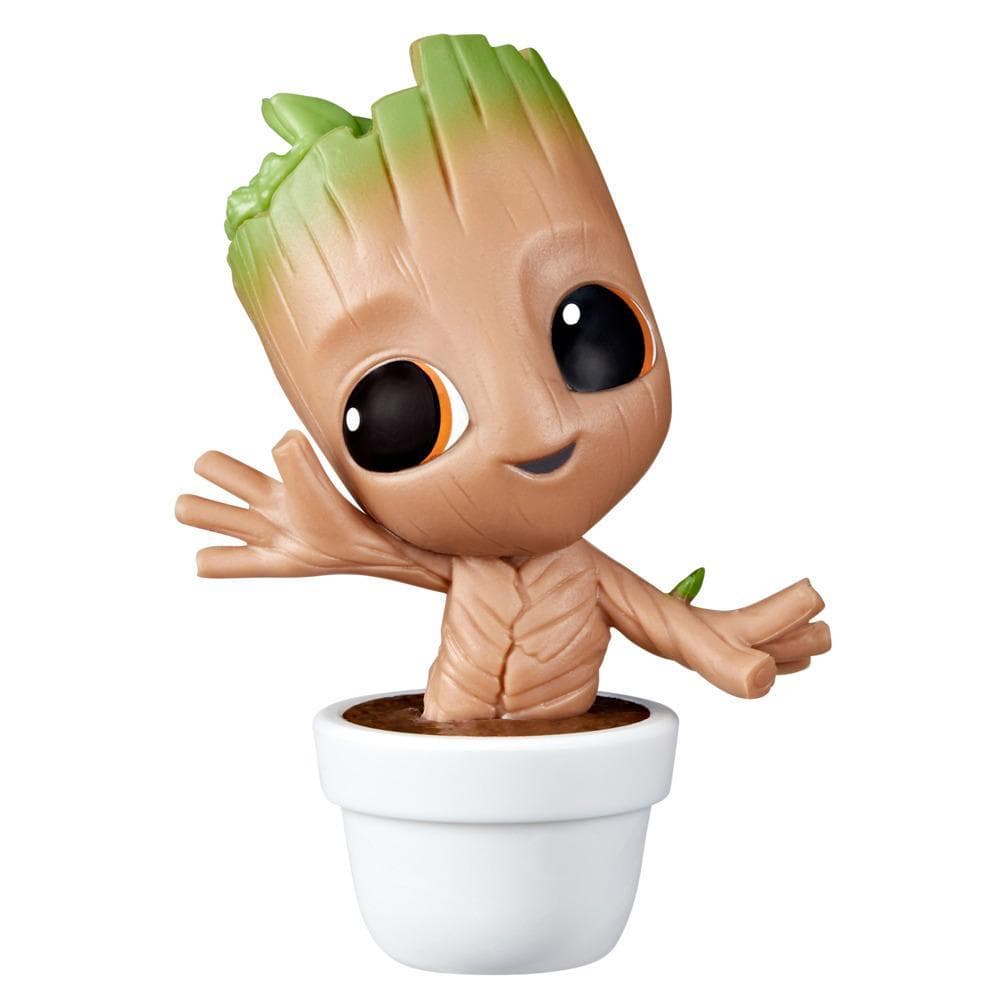 Marvel I Am Groot Mini Figure Collection, Potted Groot Figure, Groot Action Figure,