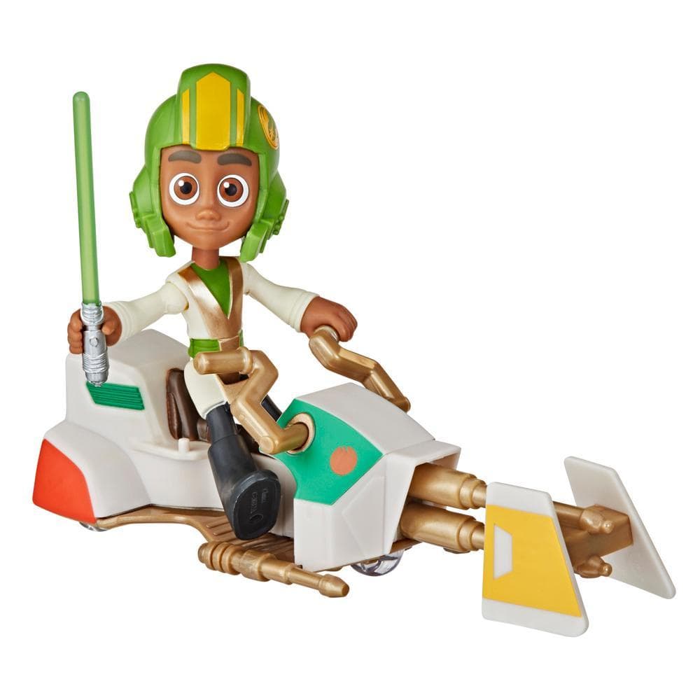 Star Wars Kai Brightstar Figure & Speeder Bike, Star Wars Toys, Preschool Toys (4"-Scale)