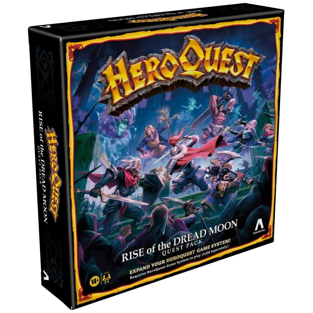 Avalon Hill HeroQuest Rise of the Dread Moon Quest Pack, Requires HeroQuest Game System, 14+