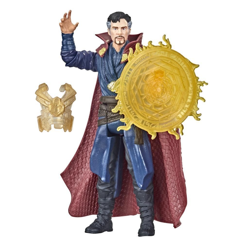 Marvel Spider-Man 6-Inch Mystery Web Gear Doctor Strange, 1 Mystery Web Gear Armor Accessory and 1 Character Accessory, Ages 4 and Up