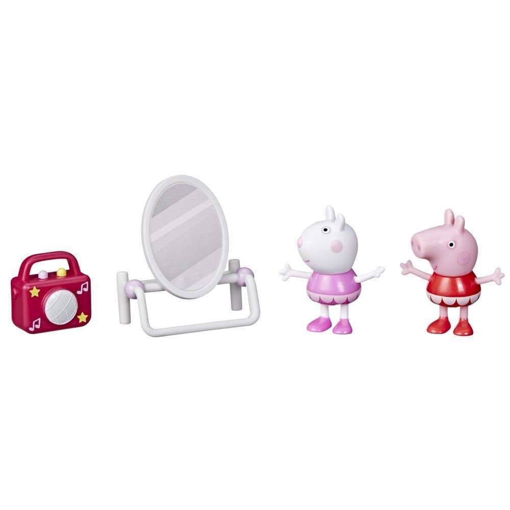 Peppa Pig Peppa’s Adventures Peppa’s Ballet Surprise Figure and Accessory Set, Preschool Toy for Kids Ages 3 and Up