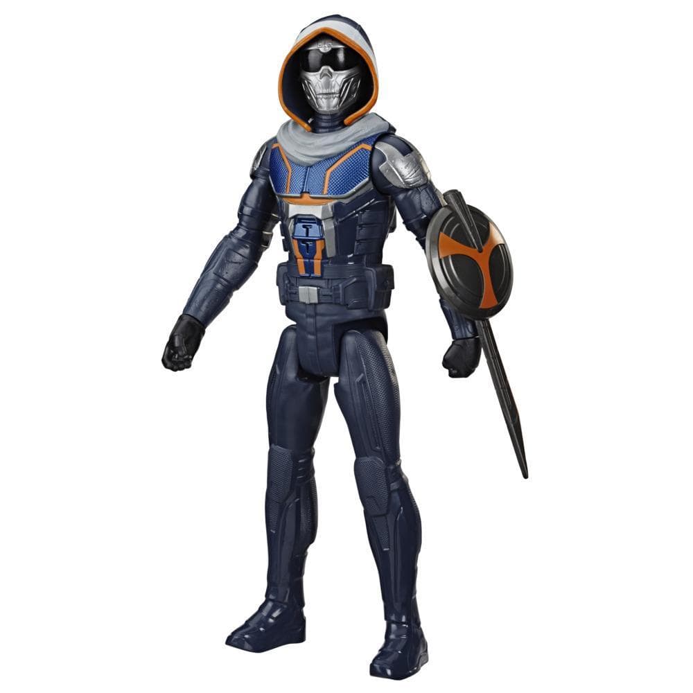 Marvel Avengers Black Widow Titan Hero Series Blast Gear Taskmaster Action Figure, 12-Inch Toy, For Kids Ages 4 And Up
