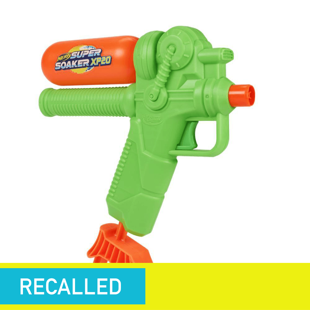 Nerf Super Soaker XP20 Water Blaster -- Air-Pressurized Continuous Blast -- Removable Tank -- For Kids, Teens, Adults