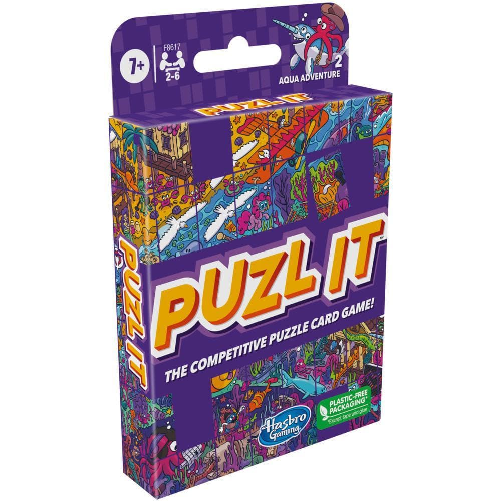 Puzl It Game: Aqua Adventure, The Competitive Puzzle Card Game, Family Games for Ages 7+