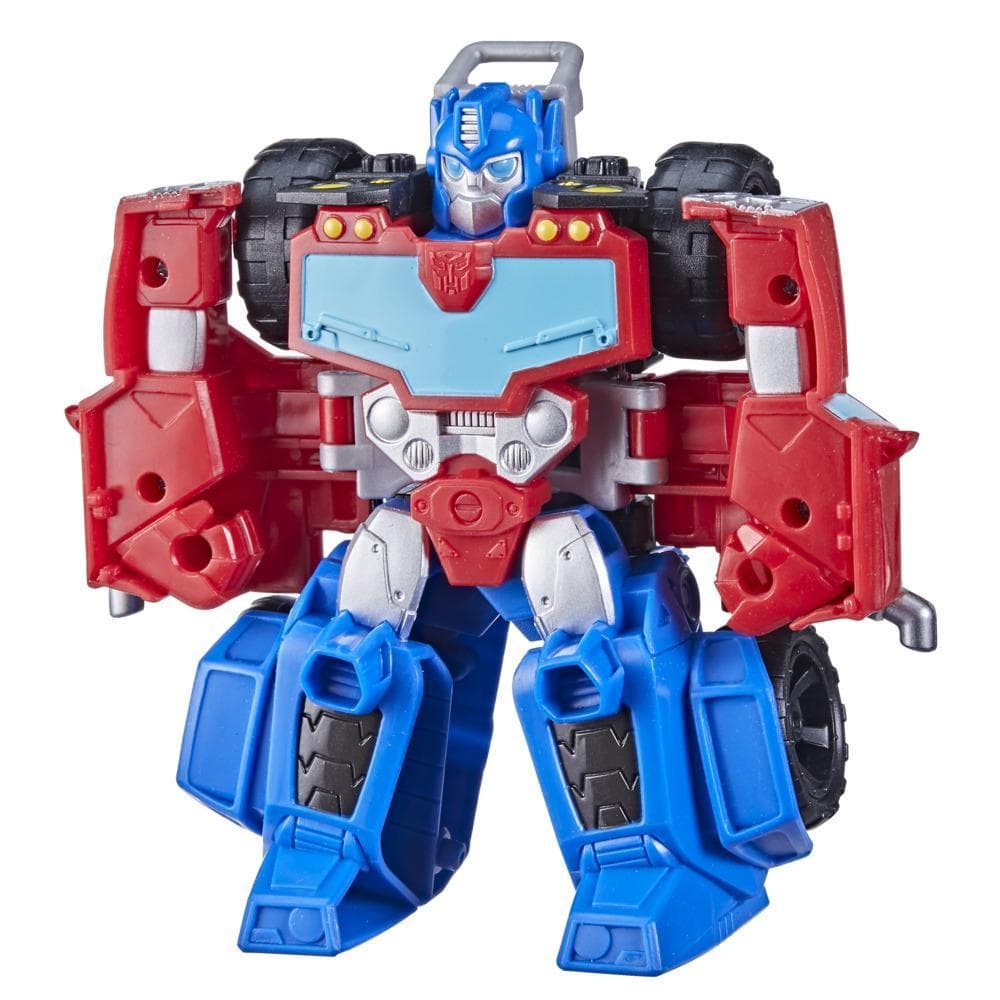 Transformers Rescue Bots Academy Optimus Prime Converting Toy, 4.5-Inch Figure, Toys for Kids Ages 3 and Up