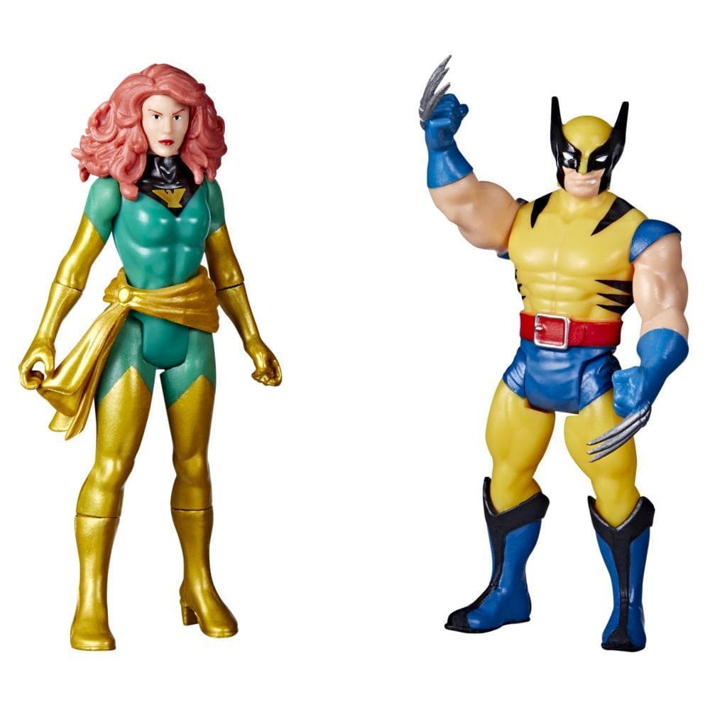 Marvel Legends Series 3.75-inch Retro 375 X-Men Multipack, Includes Wolverine and Marvel’s Phoenix