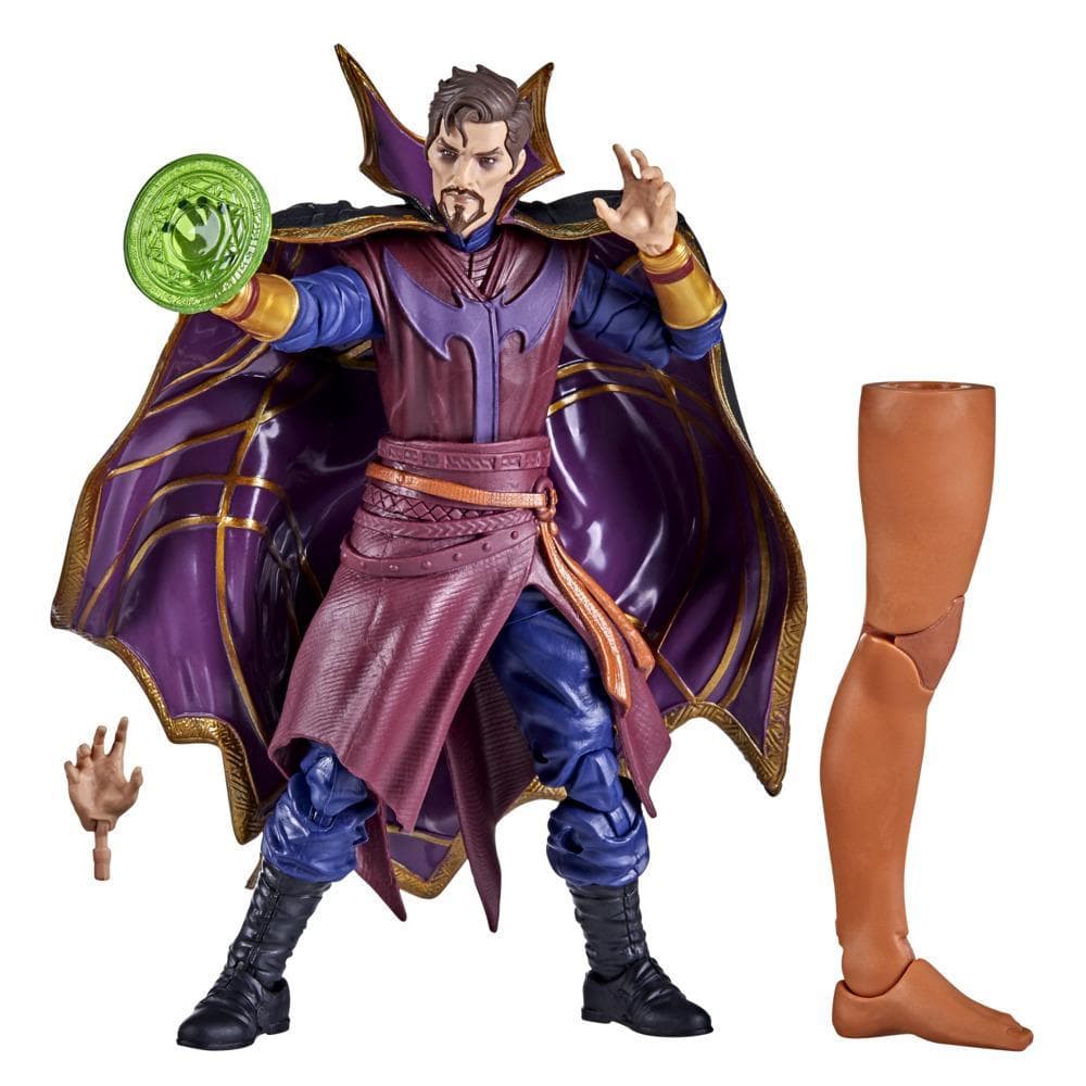 Marvel Legends Series 6-inch Scale Action Figure Toy Doctor Strange Supreme, Includes Premium Design, 1 Accessory, and Build-a-Figure Part