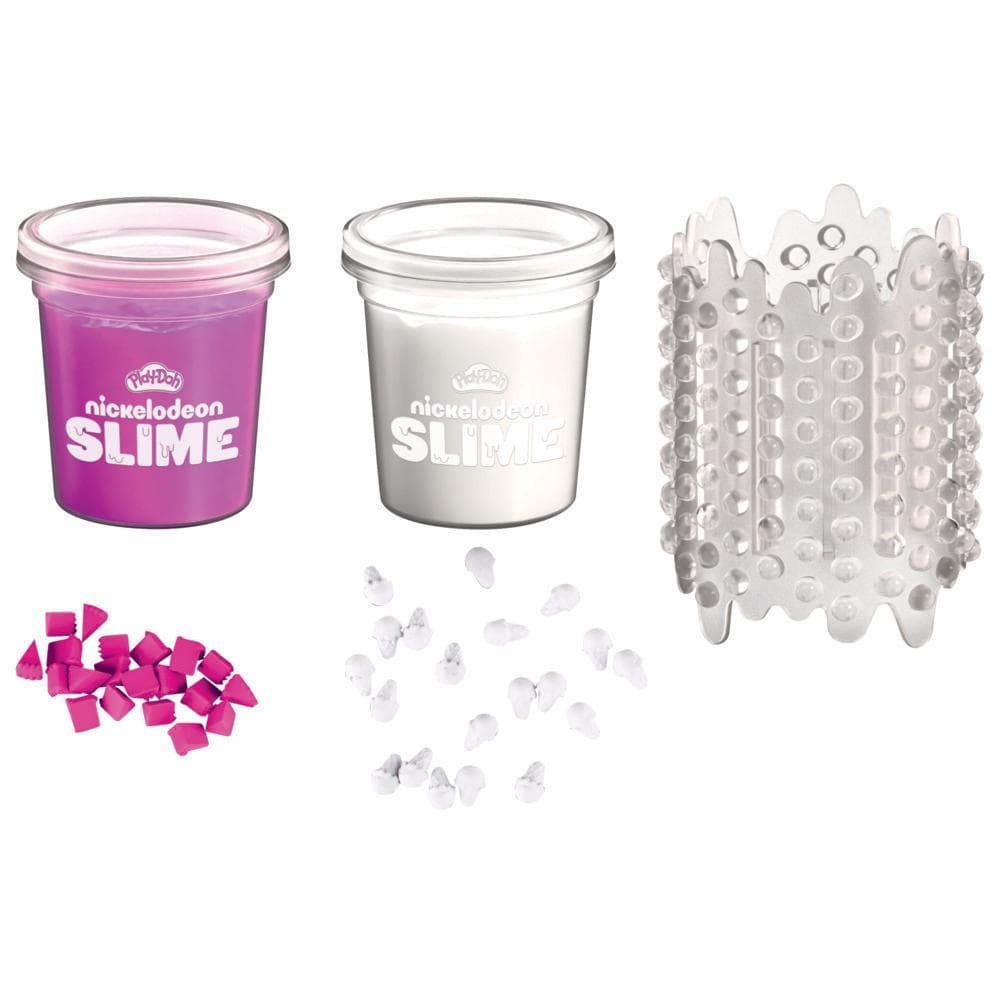 Play-Doh Nickelodeon Slime Brand Compound Foodie Blends Kit, Cake and Ice Cream Scented, Kids Crafts