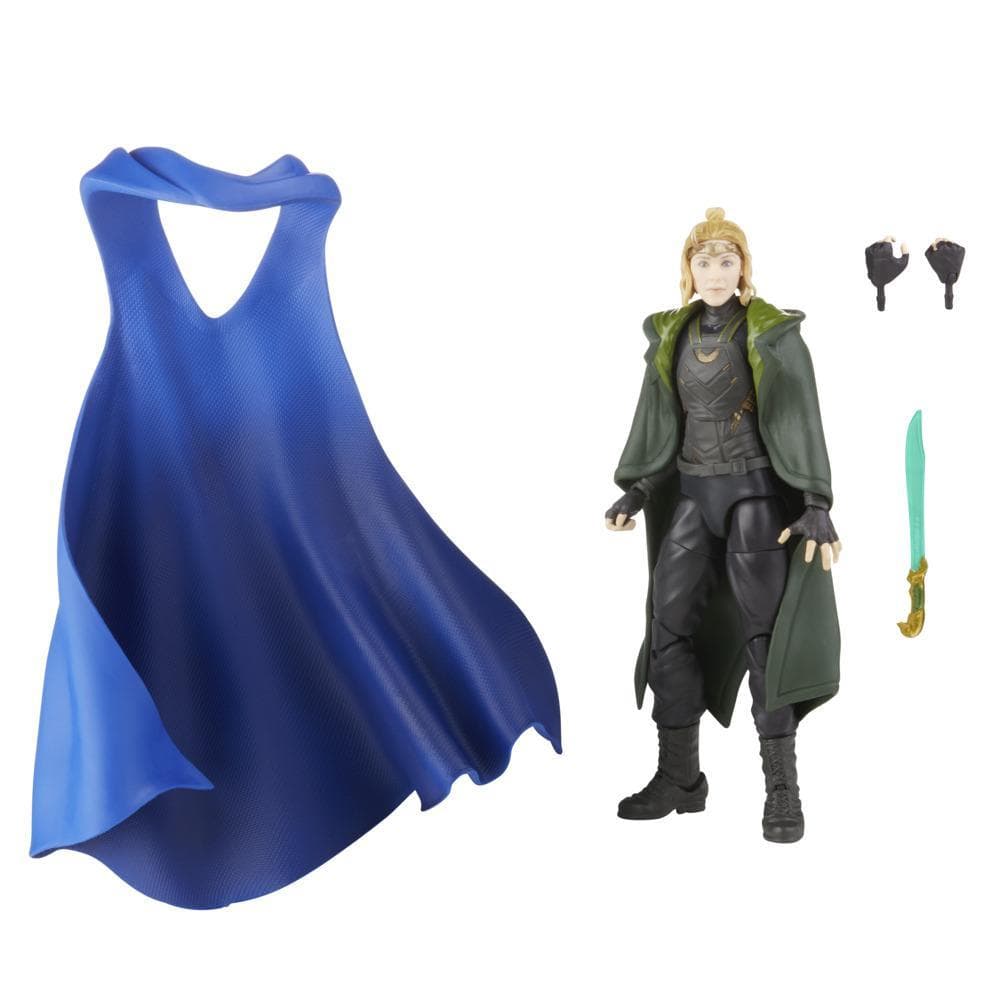 Marvel Legends Series 6-inch Scale Action Figure Toy Marvel’s Sylvie, Includes Premium Design, 4 Accessories, and 2 Build-a-Figure Parts