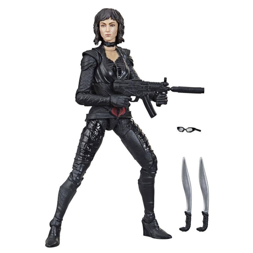 G.I. Joe Classified Series, Snake Eyes: G.I. Joe Origins, Baroness, figurine 19 premium à collectionner, emballage spécial