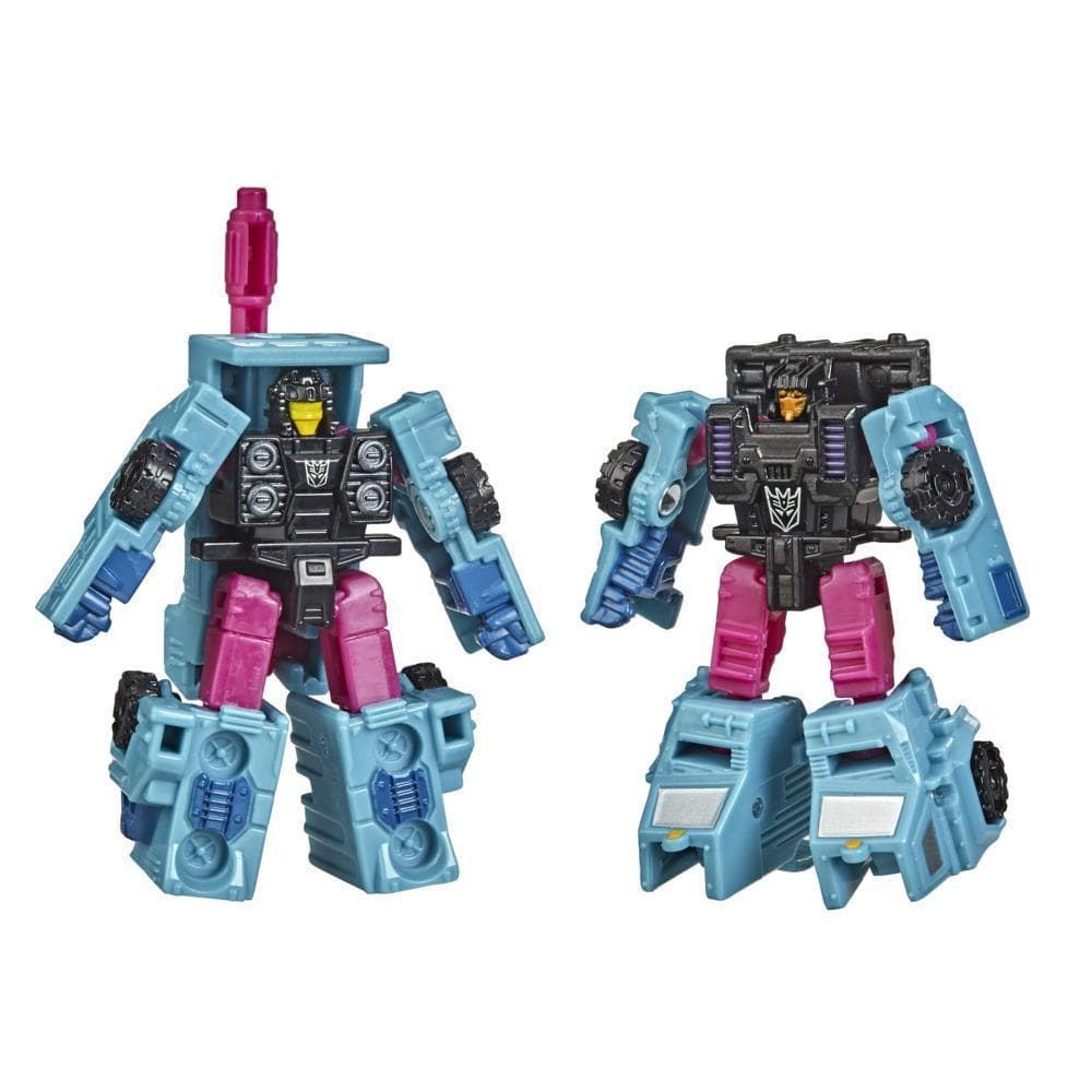 Transformers Generations War for Cybertron : Earthrise, 2 figurines Micromaster Escouade de combat WFC-E40, 3,5 cm