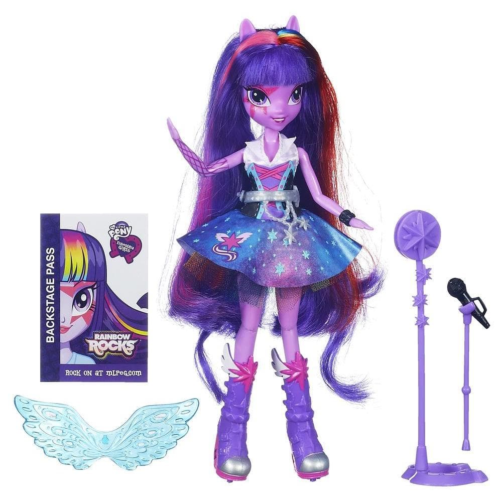 Equestria Girls Twilight Sparkle Bambola Rock