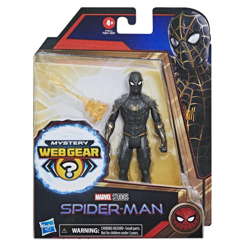 SPIDER-MAN FILM BLACK AND GOLD SUIT FIGURKA 15 CM