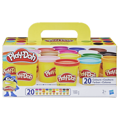 PLAY-DOH ZESTAW 20 KOLOROWYCH TUB