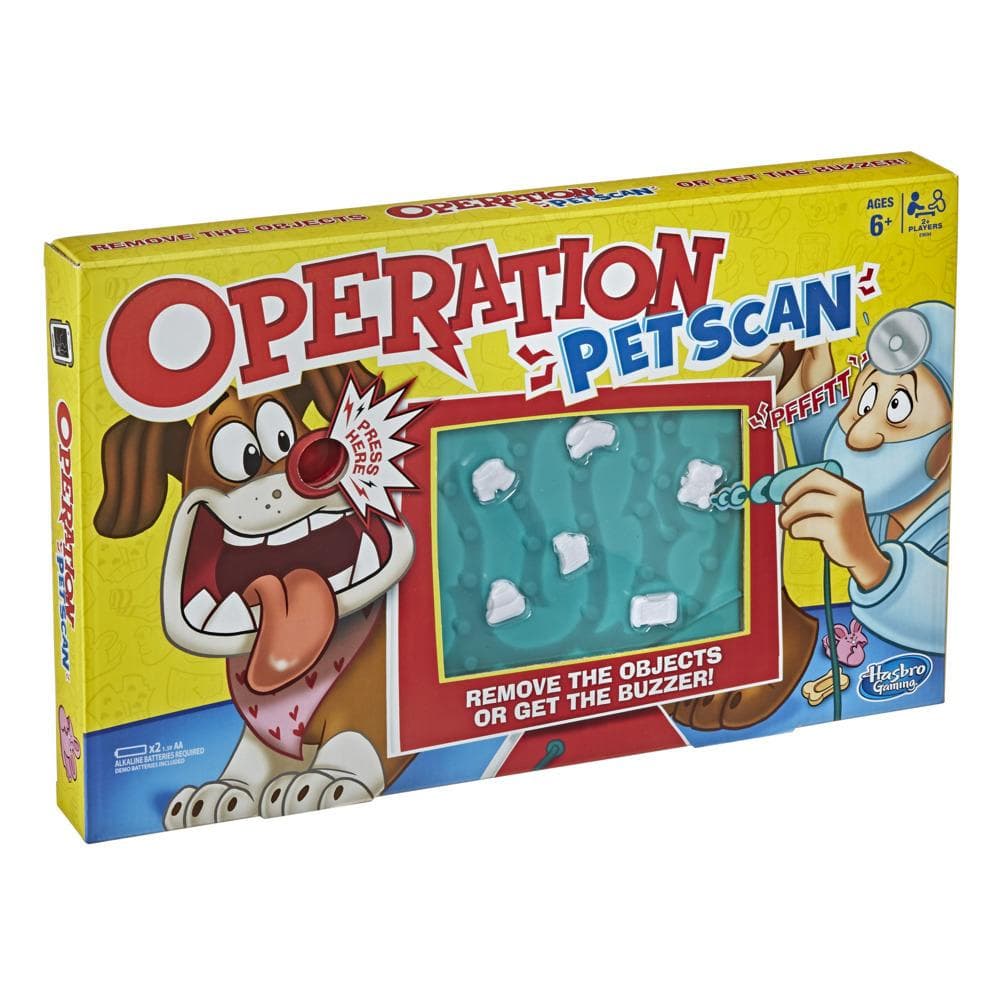 Operation Pet Scan Board Game for Kids Ages 6 and Up - Hasbro Games